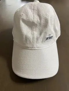 Prince ホワイト　キャップ　テニス