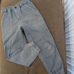 ユニクロ デニム ジョガーパンツ 150