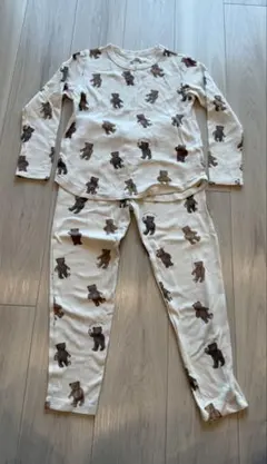 GELATO PIQUE クマ柄パジャマ 100cm