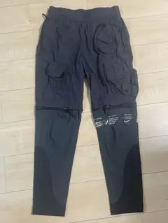 NIKE - ナイキ NRG ISPA ナイロン アジャスタブル パンツ XS ブラック カーキ DB7581-045 レディース NIKE 中古】ナイキ NRG ISPA ナイロン アジャスタブル パンツ XS