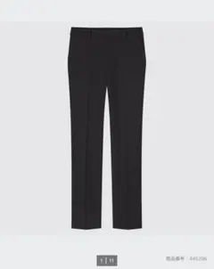 UNIQLO スマートアンクルパンツ スリムテーパード Lサイズ 黒 ブラック