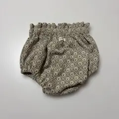 グレー系花柄ブルマ 80cm相当