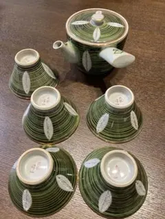 昭和30年頃　急須と茶碗5個セット