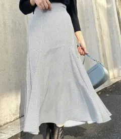 スナイデル　バリエロングスカート　チェック