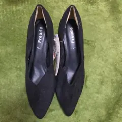Freude ブラック ハイヒール・パンプス Lサイズ