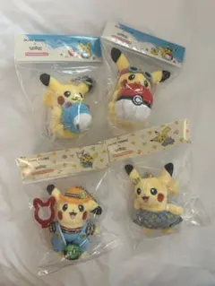 OLIVE YOUNG × Pokémon ピカチュウ ぬいぐるみ 4体セット - メルカリ