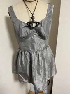 DOLLY GIRL BY ANNA SUI ビスチェ グレー　サイズ1のサムネイル