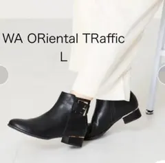 【新品・箱付き】オリエンタルトラフィック　バックルベルトショートブーツ　 L