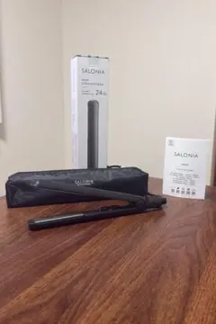 【送料無料】美品 SALONIA ストレートヘアアイロン 24mm サロニア
