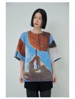 Mediam Photo Knit Big Pullover ミディアム