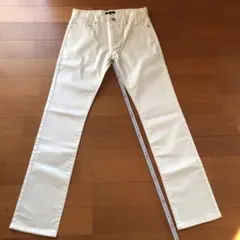 【綺麗】MICHEL KLEIN ホワイトデニムパンツ サイズ48 日本製