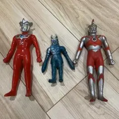 当時物 ウルトラマン ソフビ バンダイ 1988 日本製 円谷プロ まとめ売り