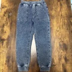 デニムブルー スウェットパンツ　130センチ