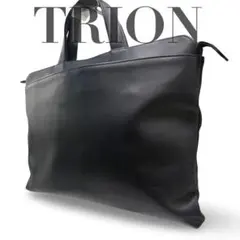 TRION トライオン　ビジネスバッグ　オールレザー　ネイビー　メンズ　通勤通学のサムネイル