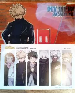ヒロアカ　爆豪勝己　アクリルスタンドカードデザイン　ベースヤードトーキョー　特典