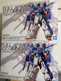 MG フルアーマーZZ Ver.Ka & マクベ専用グフ ガルマザビ専用 ザクⅡ