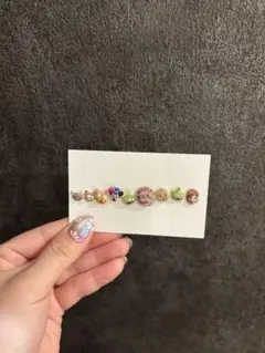 カラフルネイルパーツセット 9個入り