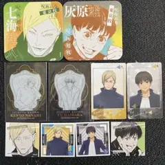 呪術廻戦　七海建人　灰原雄　スクエアステッカー　クリアカード　アクリルコースター