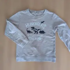 恐竜プリント 長袖トレーナー 130