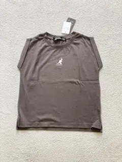 新品　KANGOL KIDS Tシャツ　半袖　焦茶色　100cmのサムネイル