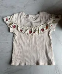 mamaraku フリル付き Tシャツ 90