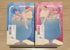 新品 Re:ゼロ リゼロ クリームソーダフィギュア 2体セット レム＆ラム