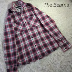 THE BEAMS（ビームス）オンブレチェック（シャドーチェック）ネルシャツ　Mのサムネイル