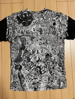 ジョンガリアーノ ニュースペーパー 英字新聞 タンクトップ サイズL
