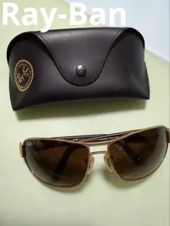 Ray-Ban サングラス ブラウンレンズ ケース付き