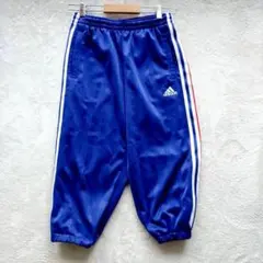 アディダス ジャージパンツ ブルー 【L】スポーツ トレーニング 三本ライン