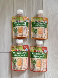 森永 オーガニックベビーフード 4個セット 5ヶ月頃からのサムネイル