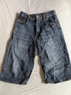 子供用　デニム ハーフパンツ 150cm