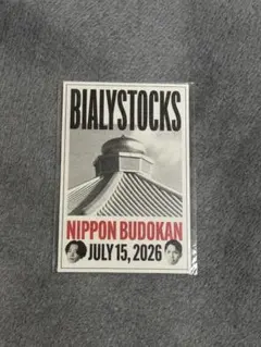Bialystocks 日本武道館 ポスターフラッグ＆ピンバッジセット - メルカリ