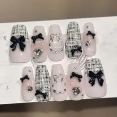 クリスマスネイル ネイルチップ