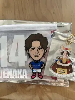 マリノス　植中朝日選手　14番　グッズ２点セット