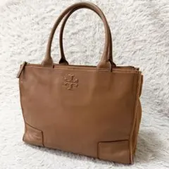 トリーバーチ　トートバッグ　ハンドバッグ　レザー　ブラウン　a4収納のサムネイル