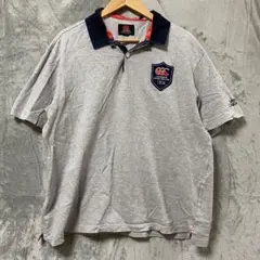 【L1212】 Canterbury ラガーシャツ サイズ3L グレーのサムネイル