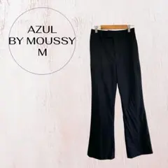 アズールバイマウジー フレアパンツ ブラック M ストレッチ 美脚 ロングパンツのサムネイル