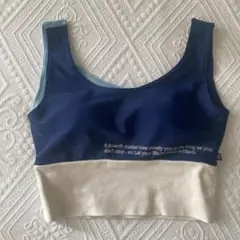 【美品】FEELCYCLE ブラトップ　ブルー　スポーツブラ Sサイズ
