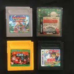 ゲームボーイソフト4本セット ーバイオハザードGAIDEN他ー