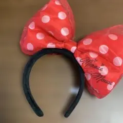 ディズニーリゾートミニーカチューシャ