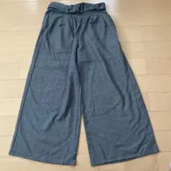 秋冬 ガウチョパンツ