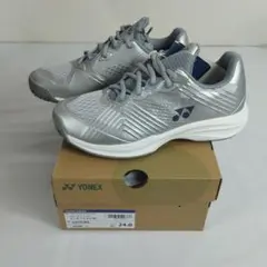 YONEX テニスシューズ ソニケージメンGC シルバー 24.0cmのサムネイル