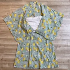 プティマイン 浴衣 130cm レモン柄