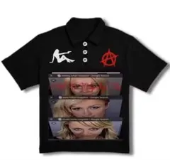 ポロシャツ 黒 Flexwitme yoko SWAG Y2K POLO ポロシャツ 黒 Flexwitme yoko SWAG Y2K POLO - メルカリ
