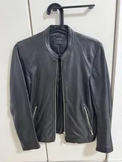 STUDIOUS シングルライダースジャケット