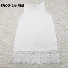 SHOO-LA-RUE シャツ 重ね着 花柄 レース カットワーク ノースリーブのサムネイル