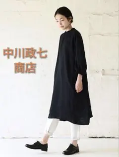 中川政七商店 ワンピース リネン 麻 ナチュラル - メルカリ