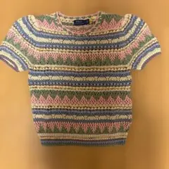 RALPH LAUREN フェアアイル柄 ニットキャミソール M - メルカリ