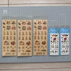 ディズニー チップとデール シール5枚セット ステッカー めちゃもりシール